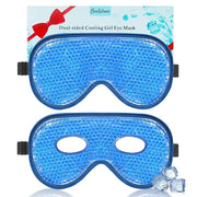 BeeVines Cooling Eye Mask, 2 Pack XL Jumbo Size Freezer Gel Eye Masks for Puffy Eyes Face, Ice Eye Mask, Cold & Warm Compr...