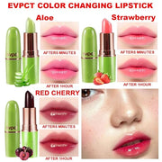 evpct 3Pcs Magic Color Changing Lipstick Long Lasting Waterproof 24 Hours Original for Women, Aloe Vera Strawberry Black R...