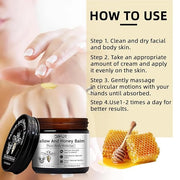 Tallow and Honey Balm for Skin Honey Butter Face & Body Cream For Skin Firming & Hydrating Balm Skin Care Tallow Face Mois...