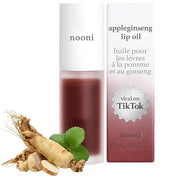 NOONI Korean Hydrating Lip Oil - Appleginseng | Lip Stain, Gift, Long-Lasting, Moisturizing, Plumping, Revitalizing for Dr...