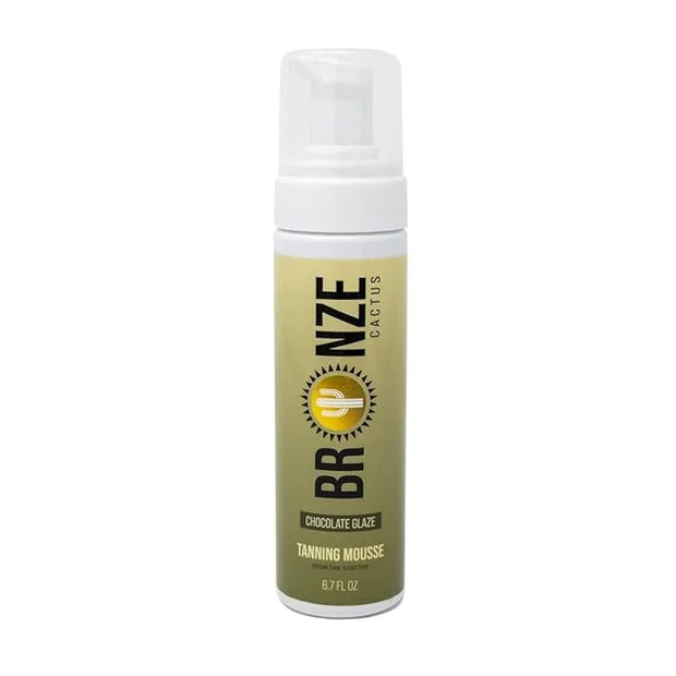 Chocolate Glaze Self-Tanning Foam Mousse (Medium) | Streak-Free, Fast-Drying, Scent-Free, Natural Rich Brown Color | Compl...