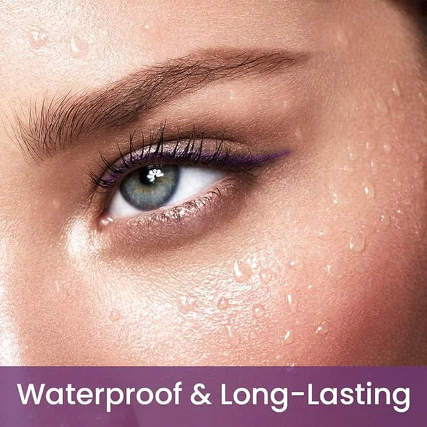 Kaely 1.5mm Skinny Gel Eyeliner Pencil,Grape Purple Cat Eye Liner Makeup Pen,Cream Smooth Eyeliner Crayon,delineador de oj...