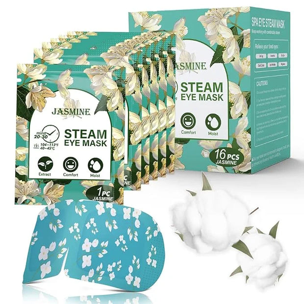 16-pack steam eye masks for