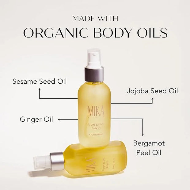 Organic Body Oil for Women | Hydrating & Moisturizing Body Oil after Shower | Certified Moisturizer for Dry Skin | Clean B...