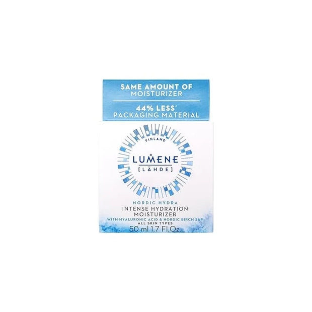 Lumene Nordic Hydra [Lahde] Intense Hydration Moisturizer - Lightweight Plumping Face Cream for Dry Skin - Enriched with A...
