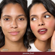 Julep Skip The Brush Cream to Powder Blush Stick - Passion Fruit - Blendable and Buildable Color - 2-in-1 Blush and Lip Ma...