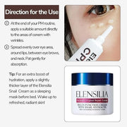 80% Collagen With Gold Peptides Eye Cream - Snail Secretion Filtrate + Matrixyl 3000 + Haloxyl For Wrinkles, Dark Circles,...