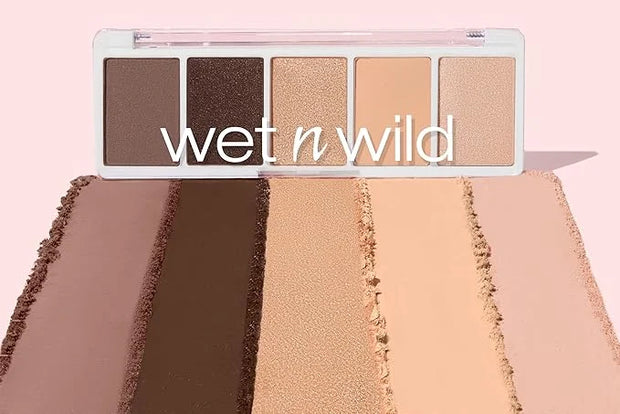 wet n wild Color Icon Eyeshadow Makeup 5 Pan Palette, Matte, Shimmer, Metallic, Long Wearing, Rich Buttery Pigment, Cruelt...