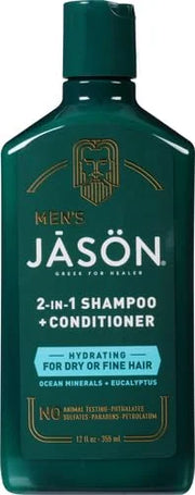 Jason Men's Hydrating 2-in-1 Shampoo and Conditioner, 12 oz - Product Image