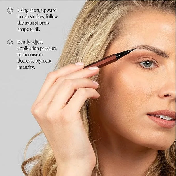 Billion Dollar Brows Raising Brows Liquid Brow Pen, Eyebrow Pen with a MicroTip Applicator Creates Natural Looking Brows E...