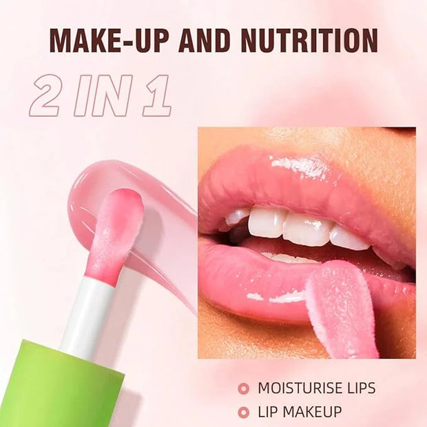 Fat Lip Oil Lip Stain,6 Colors Lip Oil Plumping Lip Glaze, Hydrating Lip Glow Oil,Shiny Transparent Lipstick,Long Lasting ...