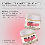 Advanced Clinicals Retinol Body Cream + Encapsulated Retinol Face Moisturizer 2pc Skincare Set For Women & Men To Reduce A...
