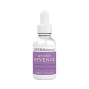 DERMAdoctor Wrinkle Revenge Dermatologist Formulated Anti Aging Hyaluronic Acid Serum for Face, Hydrating Serum, Wrinkle F...