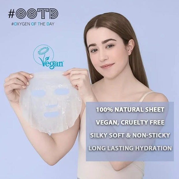 Rejuvenating Retinol Sheet Mask Korean Vegan Wrinkle Lifting, Plumping and Moisturizing Sheet Mask, Retinol, Ceramide, Hya...
