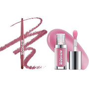 Buxom Full On Glossy Lip Oil in Dolly Power Line Plumping Lip Liner in Dangerous Dolly - Product Image