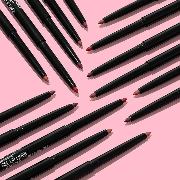 wet n wild Perfect Pout Matte Retractable Gel Lip Liner Pencil, Rich Creamy Long Lasting Color, Well-Defined and Flawless ...