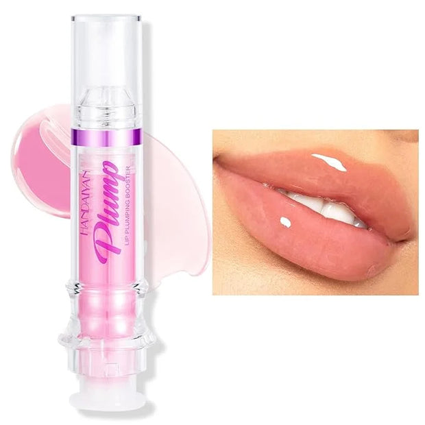 Erinde Lip Plumper Gloss, Natural Spicy Lip Plumping Booster, Ultra-Hydrating & Nourishing Plump Lip Plumper, Glossy Finis...