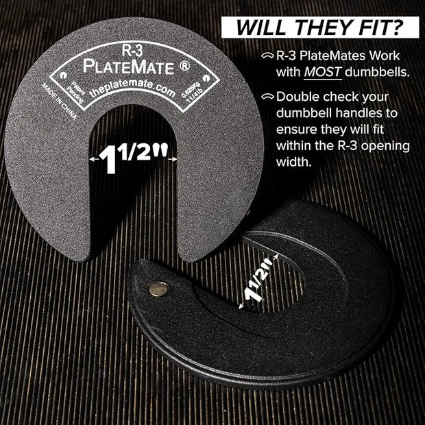 1.25 Lb each R-3 Micro Loading Weight Plates (2.5 LBS 5 LBS - Product Image