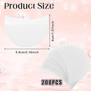 200PCS Eyeshadow Shields for Eye Makeup, Eyeshadow Shield Make up Tape for Eyelash Extensions, Eyeliner, Lip and Tinting -...