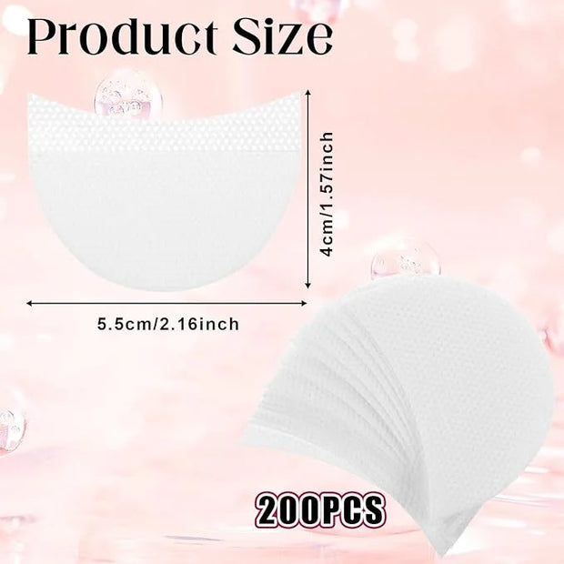 200PCS Eyeshadow Shields for Eye Makeup, Eyeshadow Shield Make up Tape for Eyelash Extensions, Eyeliner, Lip and Tinting -...