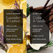 Each & Every Aluminum Free Deodorant for Women & Men, Lavender & Lemon + Cedar & Vanilla - All Natural Deodorant for Sensi...