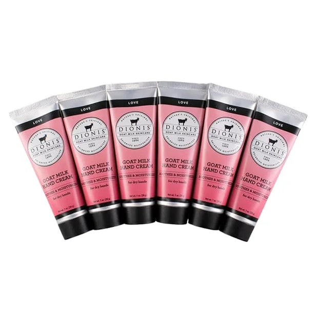 Dionis - Goat Milk Skincare Scented Hand Cream (1 oz) Set of 6, Moisturizing Lotion for Dry Skin, Good for Sensitive Skin,...
