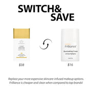 Frilliance Illuminating Cream, Hydrating Self Glow Highlighter, Cruelty Free Hypoallergenic for Teens of All Skin Types, 3...