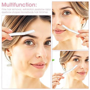 6pcs Eyebrow Razors for Women, Multipurpose Trimmers Set Precision Facial T Shape Shaver Hair Removal Tools Portable Face ...