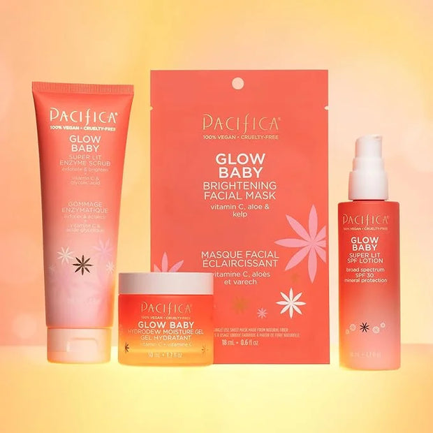 Pacifica Glow Baby Hydrodew Gel Moisturizer – Vitamin C & Niacinamide Dewy Face Gel for Glowing Skin, Lightweight Oil-Free...