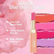 Oulac Moisturizing Shine Lipstick For Women Christmas Set 2PCS, 2 in 1 Tinted Lip Balm for Winter, Hydrated Juicy and Glos...