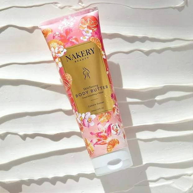 Nakery Skin Toning Body Butter for Women - Firming Body Lotion for Women - Peptide Infused Body Lotion for Crepey & Saggin...