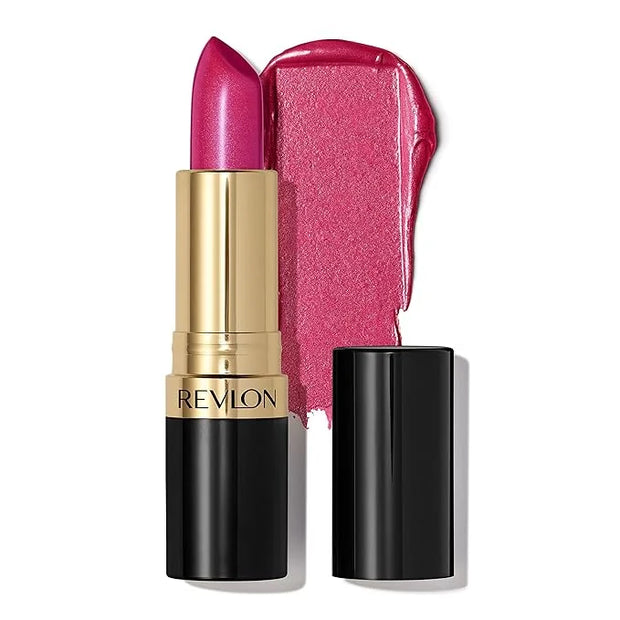 Revlon Super Lustrous Lipstick, Creamy Formula For Soft, Fuller-Looking Lips, Moisturized Feel, 657 Fuchsia Fusion, 0.15 o...