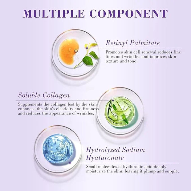 Eye Cream, Retinol Eye Cream for Dark Circles, Puffiness Anti Aging, With Hyaluronic Acid, Peptides, Caffeine Reduces Bags...