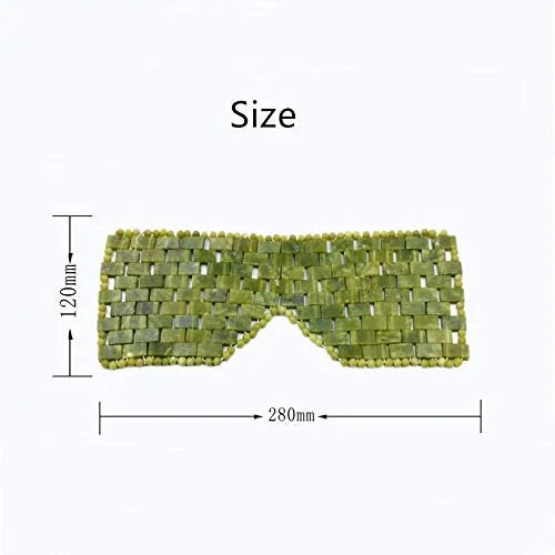 AITELEI Natural Jade Eye Mask Anti-Aging Facial Sleeping Eye Mask Hot or Cold Therapy Blindfold for Puffy Eyes, eye masks ...