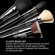 Sigma Beauty Makeup Brush Set – Set of 5 Classic Makeup Brushes for Full Face, Professional Makeup Brushes for Foundation,...
