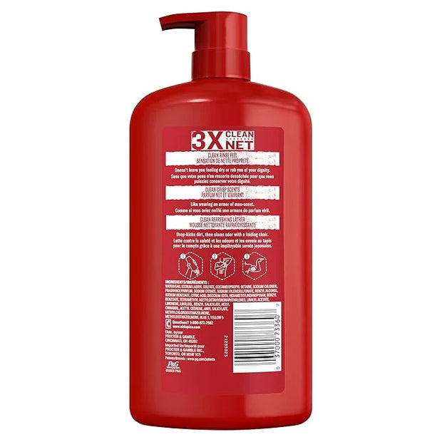 Old Spice Refreshing Body Wash for Men, High Endurance, 3X Defense, 24/7 Shower Fresh with Long Lasting Scent, Pure Sport ...