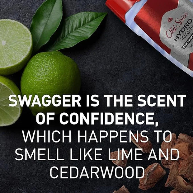 Old Spice Moisturizing Body Wash for Men, Hydro Wash, 2-in-1 Long Lasting Scent & Deep Hydration, 24/7 Shower Fresh, Smoot...