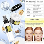 Snail Mucin Skin Care Routine Set For Women, 5 PCS Advanced Snail Mucin Facial Kit For Girls, Skin Care Gift Set With Face...
