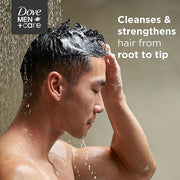 DOVE MEN + CARE Fortifying 2 in 1 Shampoo and Conditioner for Resilient and Thicker Hair Thick and Strong with Caffeine He...