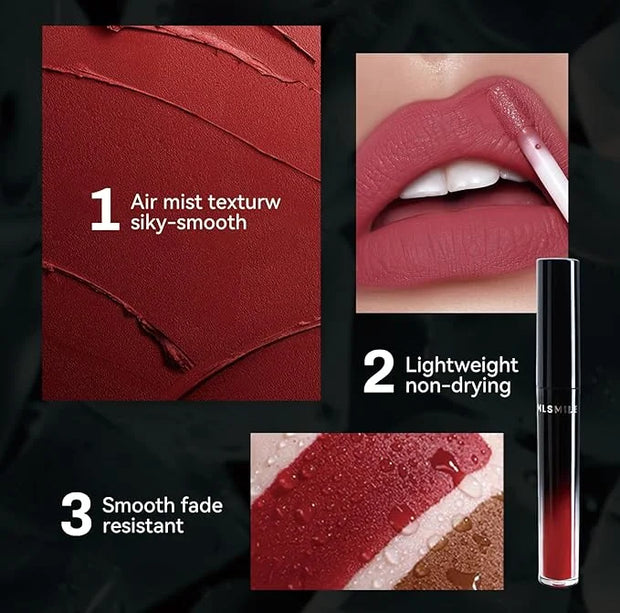 12PCS Lip Gloss Set, Shiny & Matte Lip Glow Oil, Long-Lasting Lip Glaze for Women & Girls, Non-Sticky Lip Makeup Kit with ...