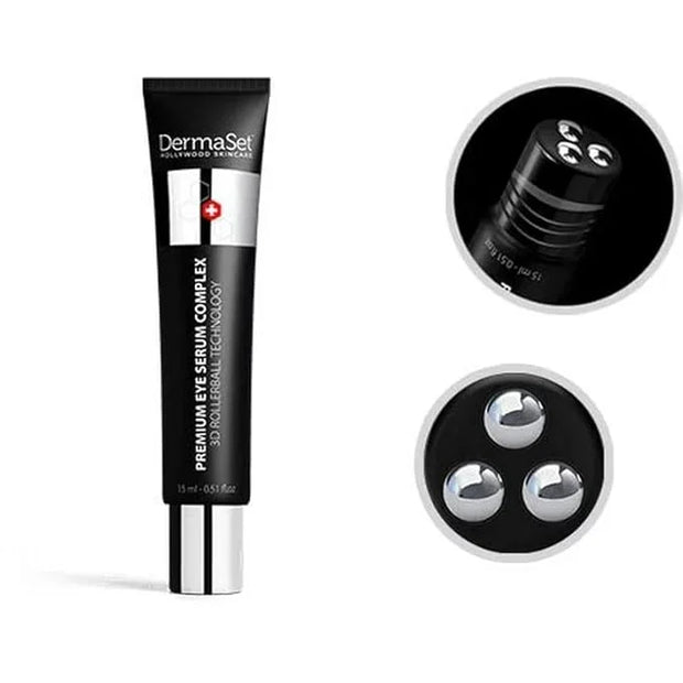 DermaSet Eye Serum with Caffeine and Vitamin C to Improve Fine Line and Dark Circles | 0.51 Fl Oz (Pack of 1) - Product Image