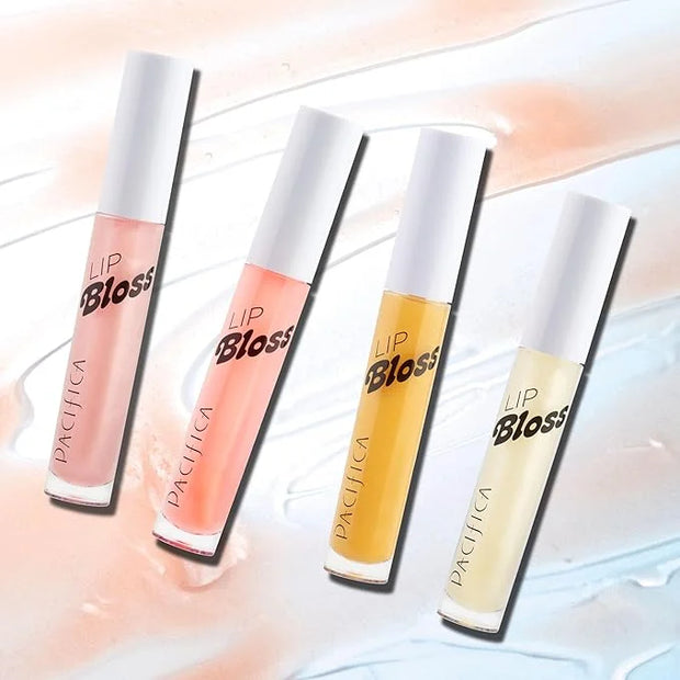 Pacifica Plumping Lip Gloss – Jasmine Kiss Flavored Lavender-Pink Tint Hydrating Lip Oil Balm, No-Tingle Volumizing Gloss ...