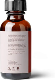 Pure Body Naturals Rosehip Facial Oil, 1 fl oz - for Face, Nails, Hair and Skin - Cold Pressed and Unrefined Moisturizing ...