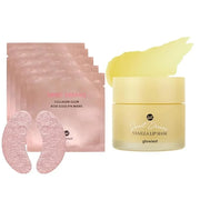 Sweet Dreams Collagen Glow Rose Gold Eye Masks under eye patches for puffy eyes + Sweet Dreams Vanilla Lip Mask - Product ...