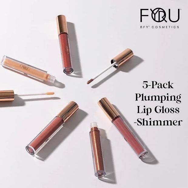 BFY Cosmetics 5-Pack Plumping Lip Gloss - Shimmer - Product Image