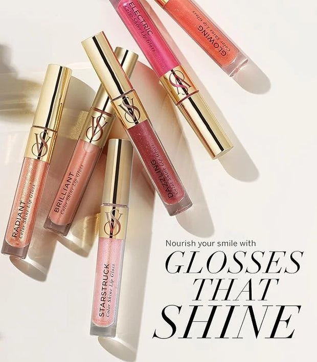 Victoria's Secret Color Shine Lip Gloss in Striking, Jojoba Oil & Vitamin E - Product Image