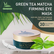 Green Tea Matcha Firming Eye Mask, 30 Pairs Collagen Patches For Fine Lines, Wrinkles, Under Eye Bags & Puffy Eyes Treatme...