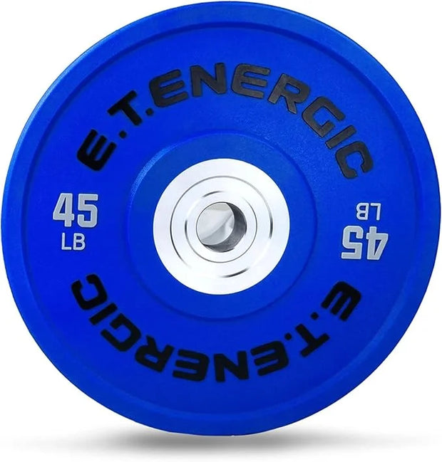 10LB/25LB/35LB/45LB/55LB Bumper Plates Odorless with 2" Opening Olympic - Product Image