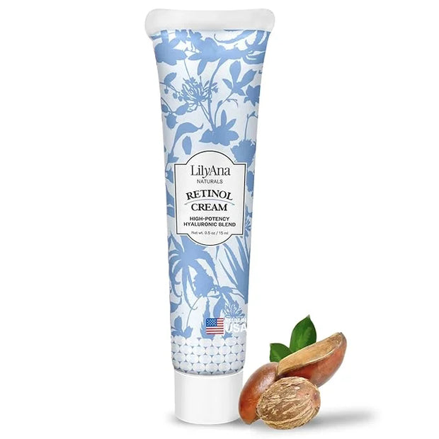 LilyAna Naturals Anti Aging Retinol Face Cream for Women – Wrinkle & Neck Cream for Firming, Retinol Moisturizer for Face ...