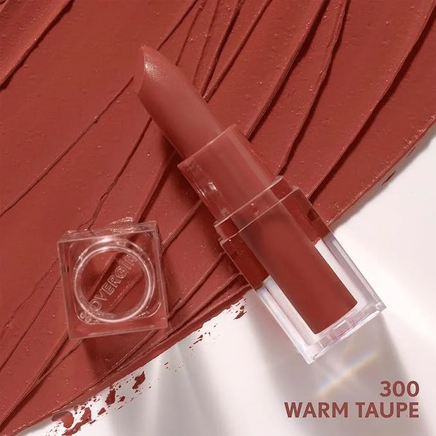 COVERGIRL Clean Lip Color, Warm Taupe, Satin Finish, Squalane, Avocado & Aloe, Carmine-Free, Non-Drying, 0.12oz - Product ...